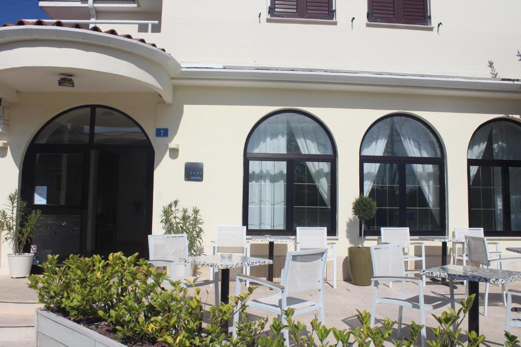 Hotel La Settima Luna terrace in Savudrija, Croatia